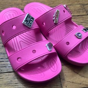 Pink Croc Sandals